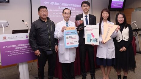 CUHK study reveals risk of liver-related complications but not liver cancer decreases over time in patients who have recovered from hepatitis B, regular cancer surveillance is recommended