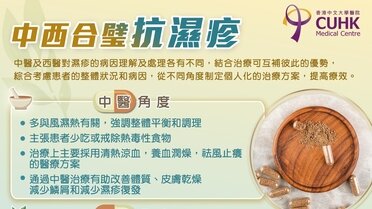 中西合璧抗濕疹 (Only available in Chinese)