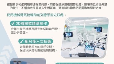 機械臂輔助切除前列腺手術