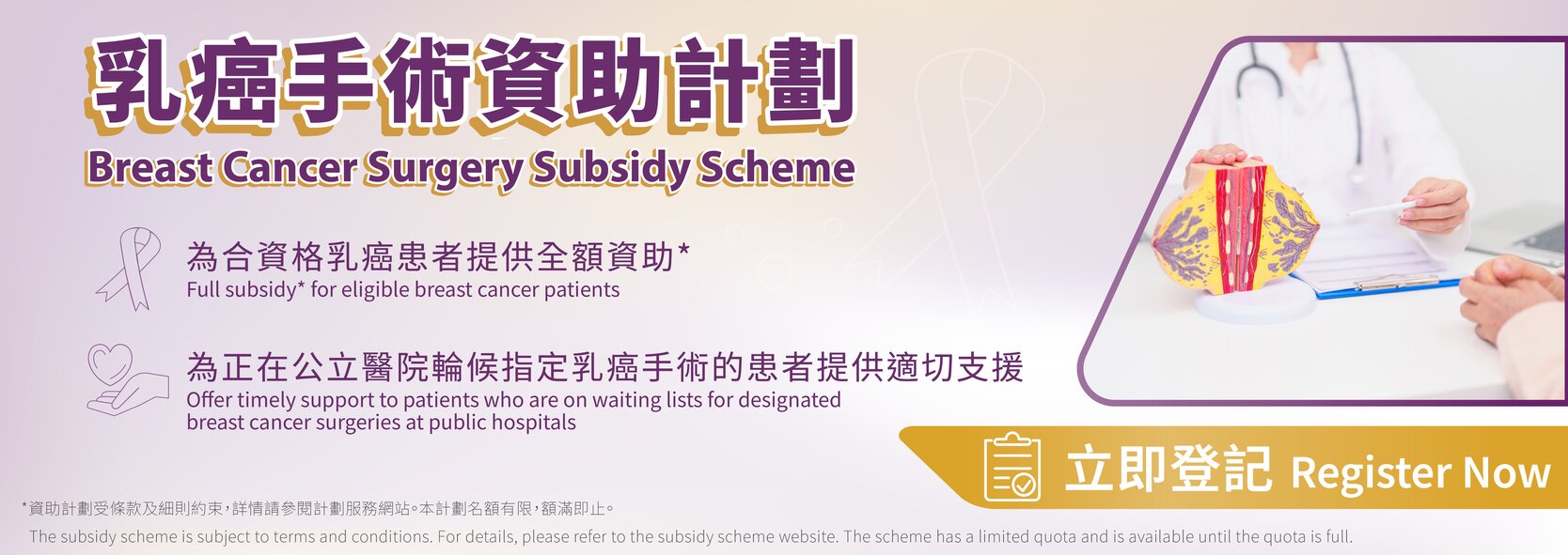 Breast Cancer Surgery Subsidy Scheme