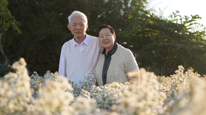 Image of Elderly Couple in the Nature