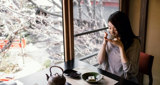 Image of Women Enjoying Tea